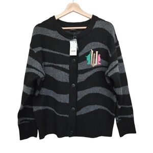 NWT Wicked | Paul Tazewell Collection Embroidered Button Up Cardigan Sweater